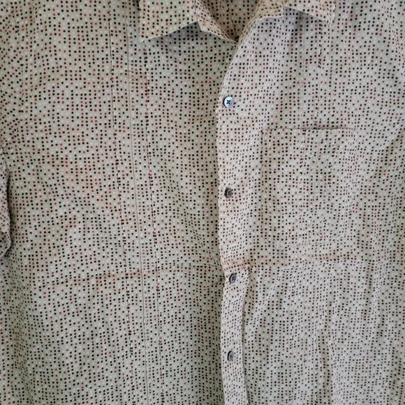 BANANA REPUBLIC CLASSIC Men's collared short sleeve button-down shirt XLARGE - Picture 7 of 12